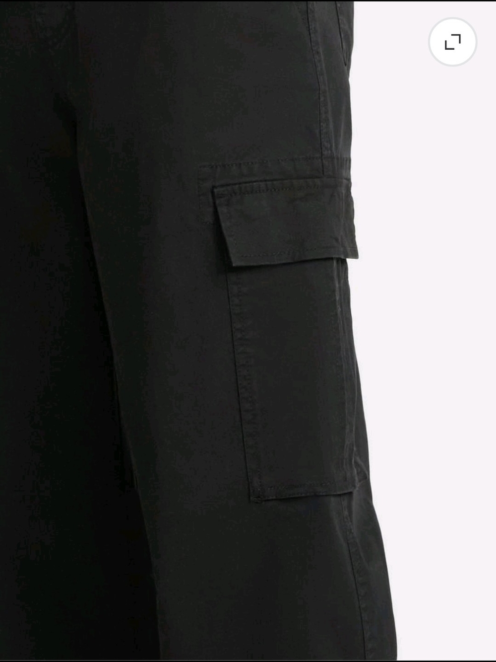 No Boundaries NEW Men's Black Cargo Pants Drawstring Elastic Waist 3XL (48-50) - Picture 4 of 8